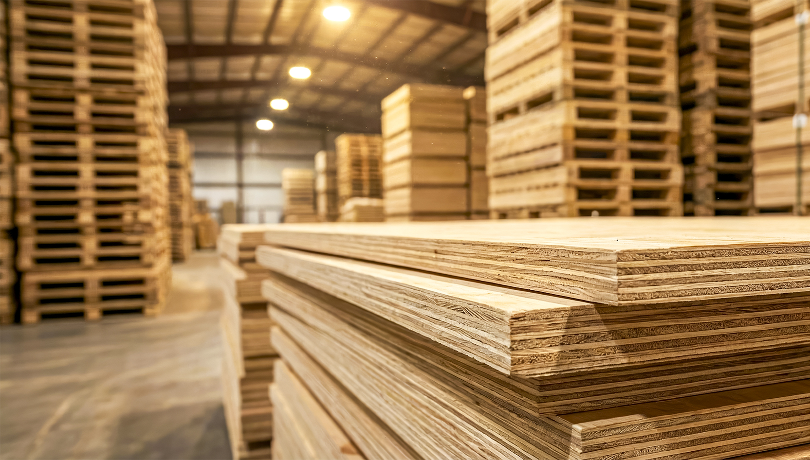 Fabrication interne de palettes en bois