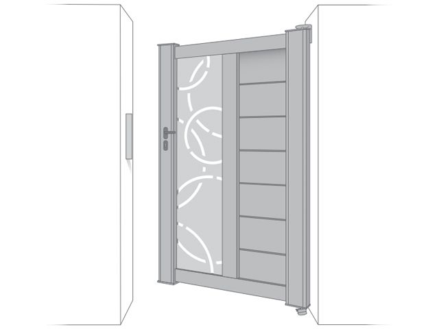 Portillon 120x64 Néo Vision