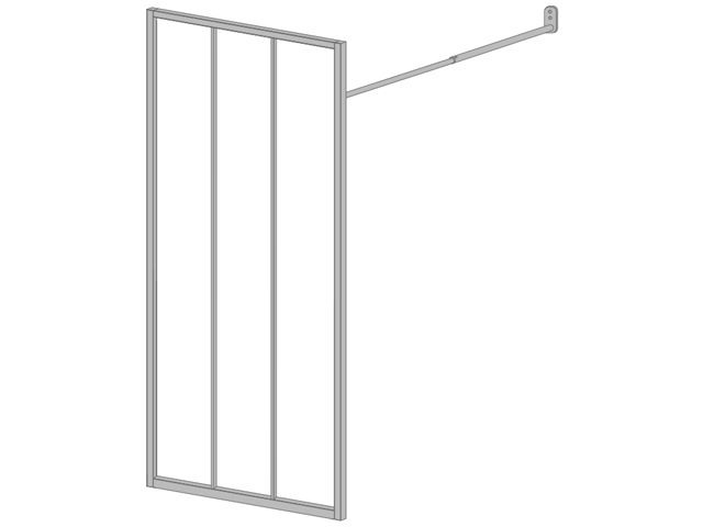 Paroi douche type atelier