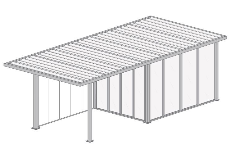 Pool House 554 2 fenêtres