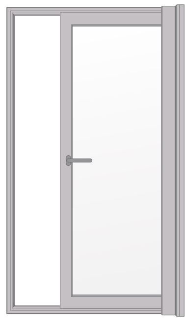 Fenêtre Galandage 1 rail