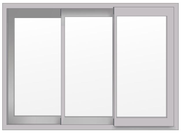 Baie Coulissant 3 Vantaux Consensus