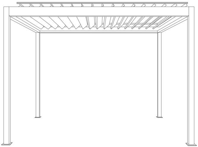 Pergola Easy UP, autoportée