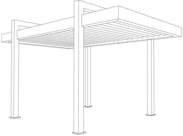 Pergola Arche autoportée