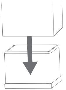 Platine invisible pergola 100 mm