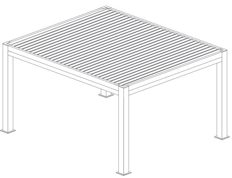 Pergola Sunnycontrol2 titan autoportée