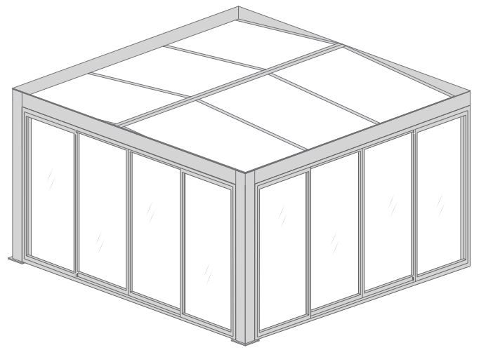 Jardin d'hiver Autoportée