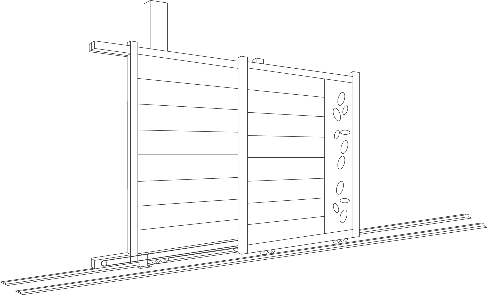 Portail Télescopique