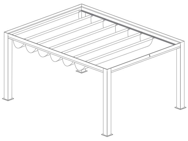 Pergola Toile Autoportée Sunlight